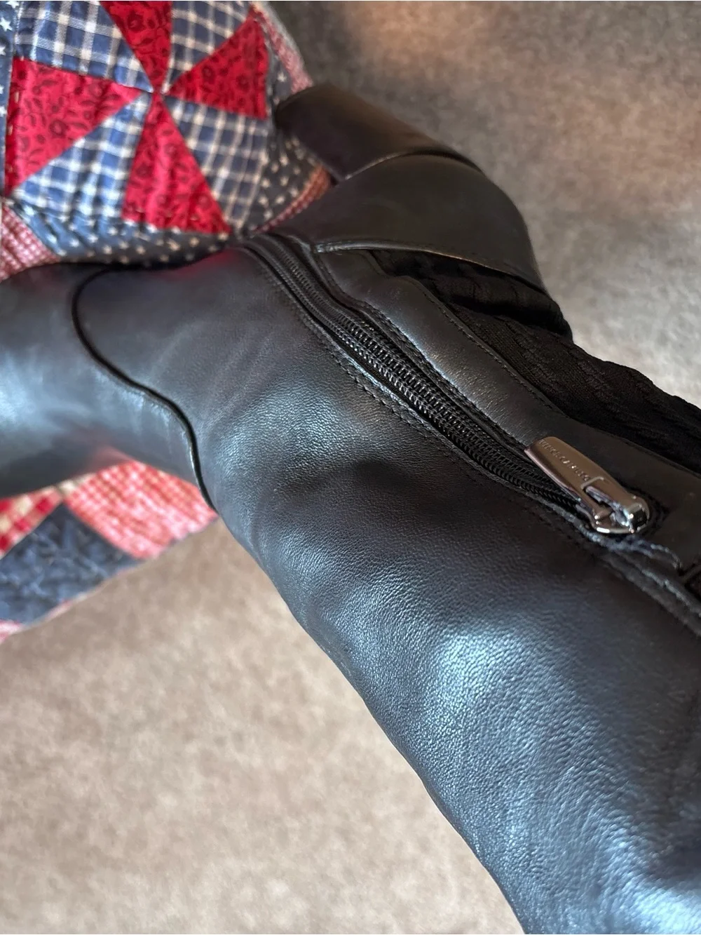 Black Over-the-Knee Women's Boots - Vince Camuto Size 8